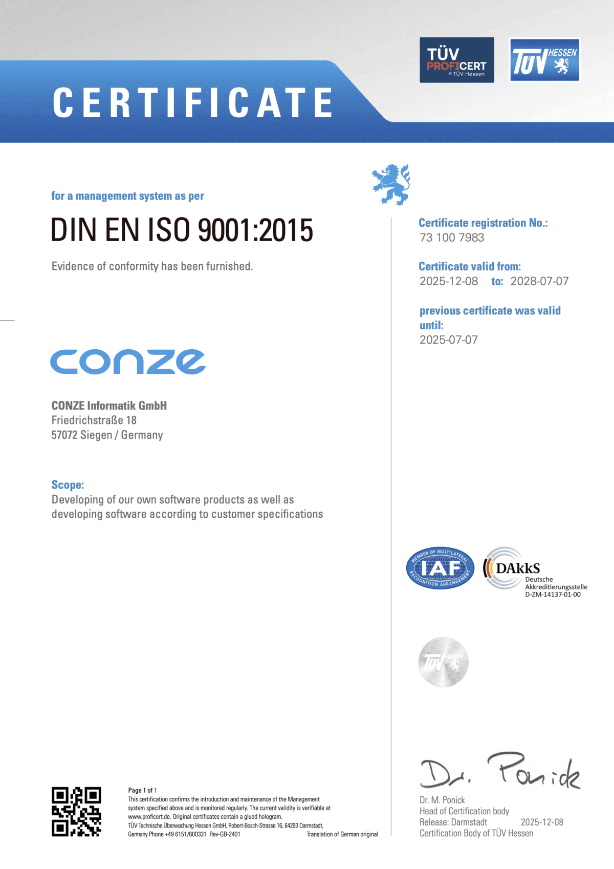 CONZE_ISO9001_2025-2028_en